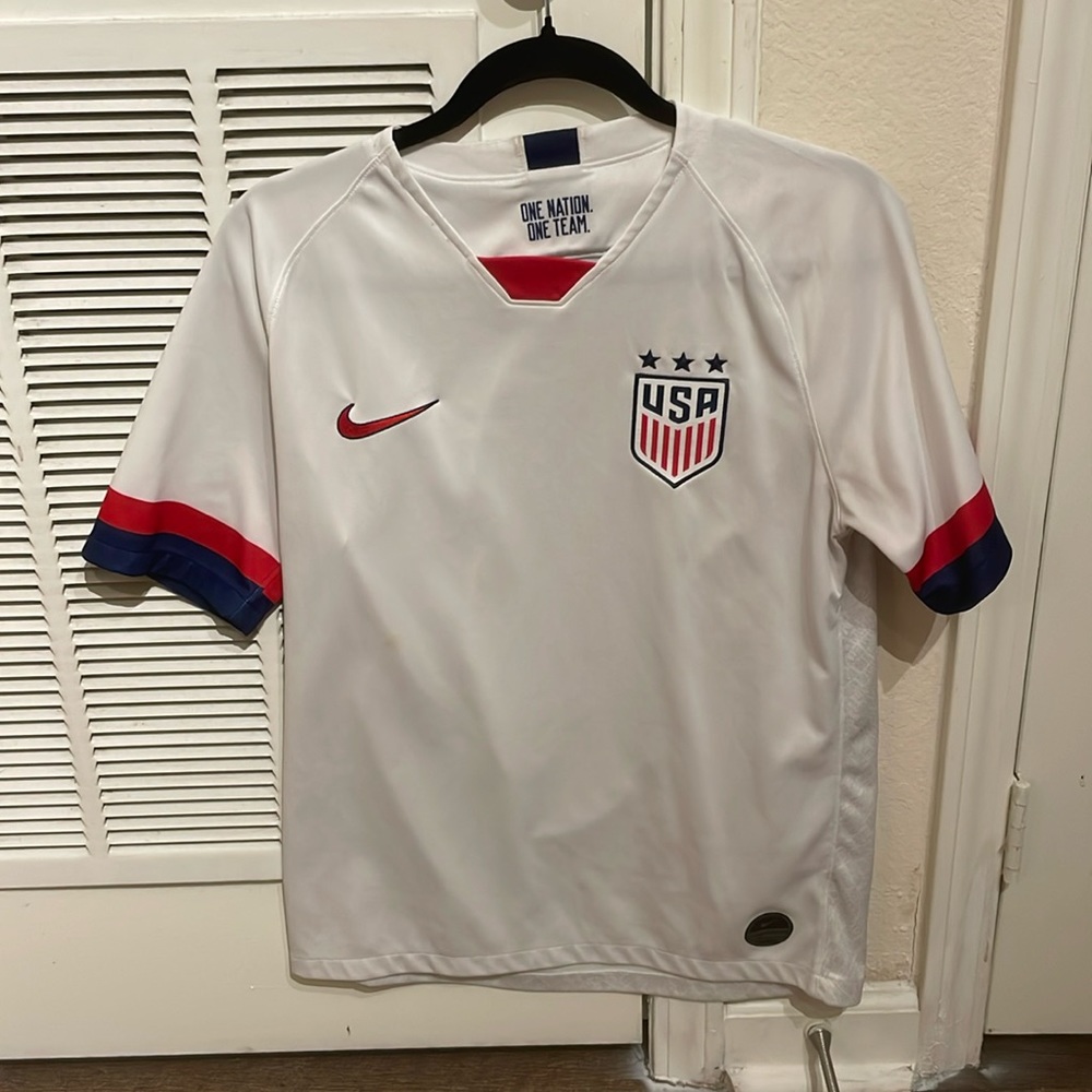 USWNT Mens Soccer Jersey World Cup Three Stars